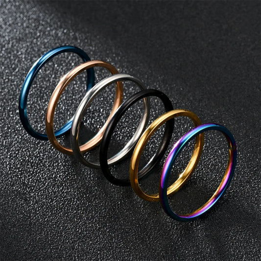 2mm Stainless Steel Thin Ring