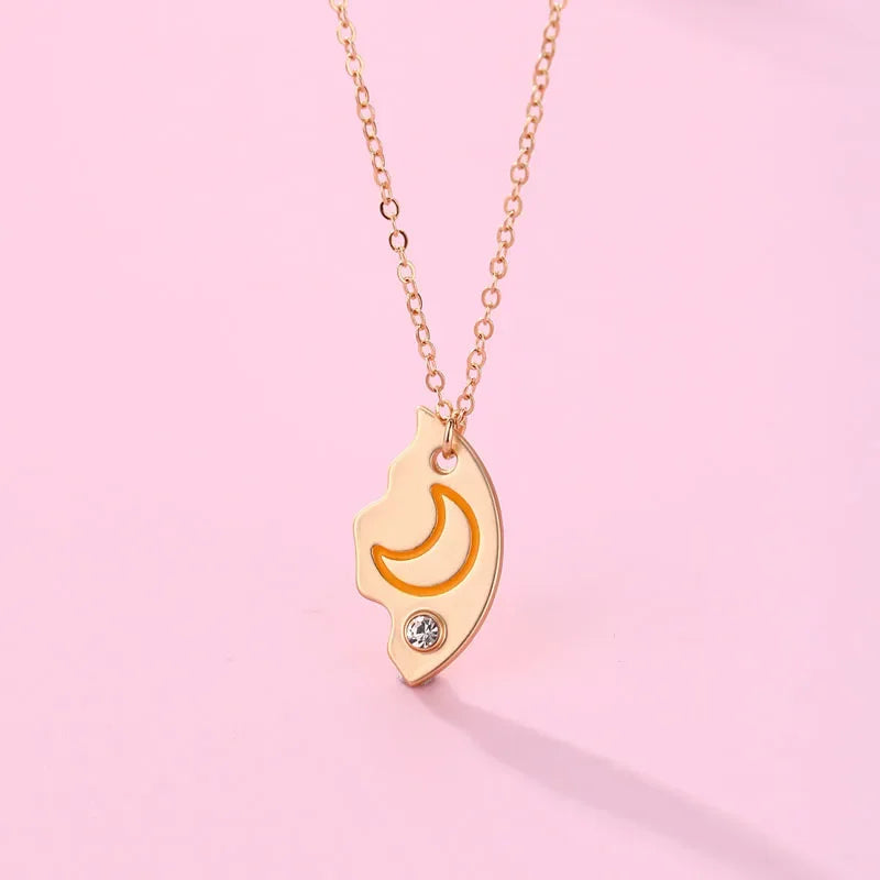 Sun Moon Star Necklace (3Pcs Set)