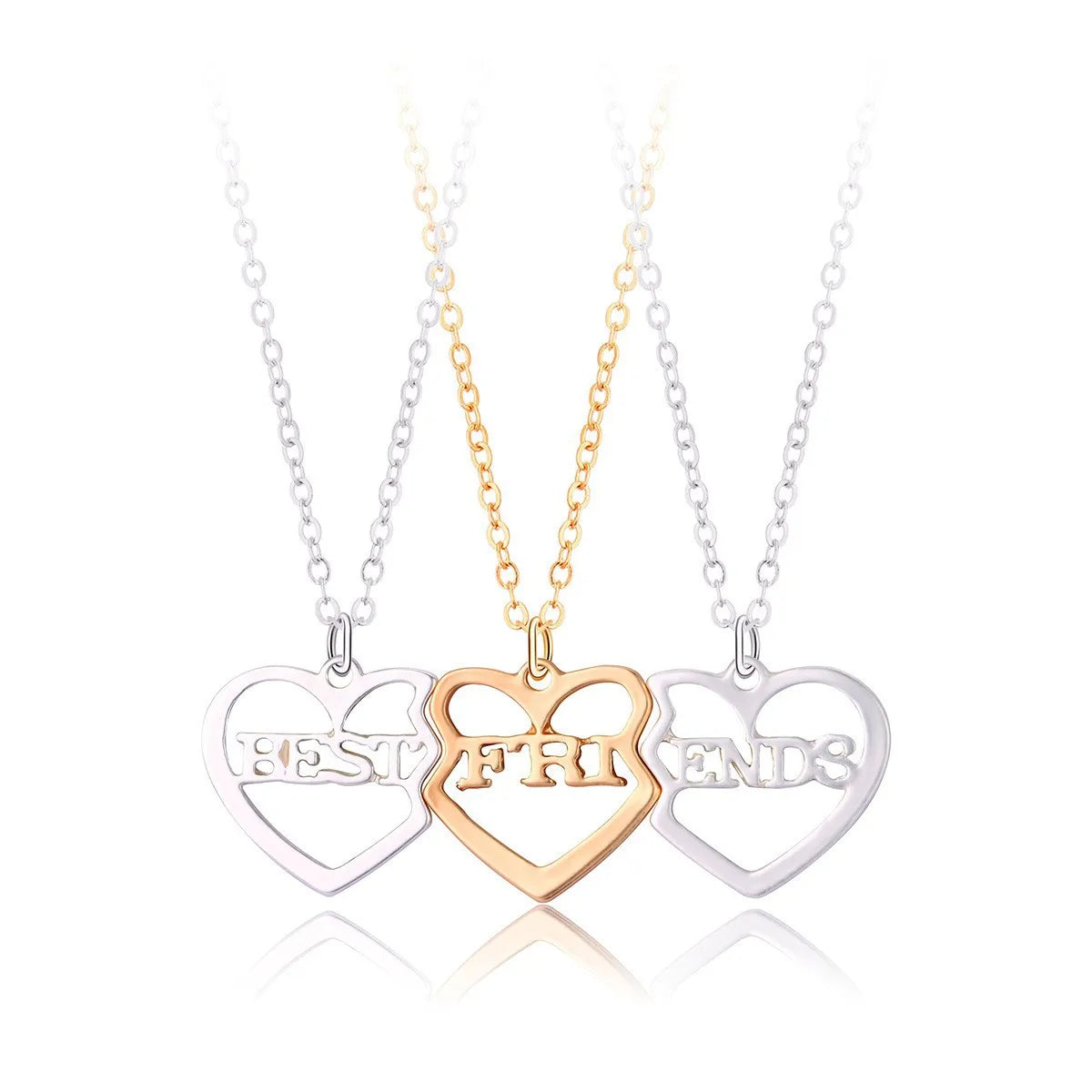 Sun Moon Star Necklace (3Pcs Set)