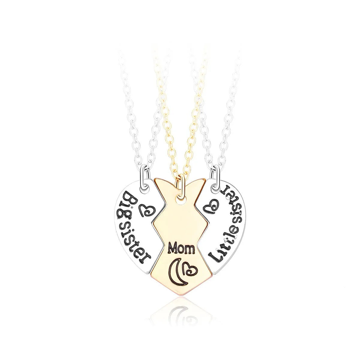 Sun Moon Star Necklace (3Pcs Set)