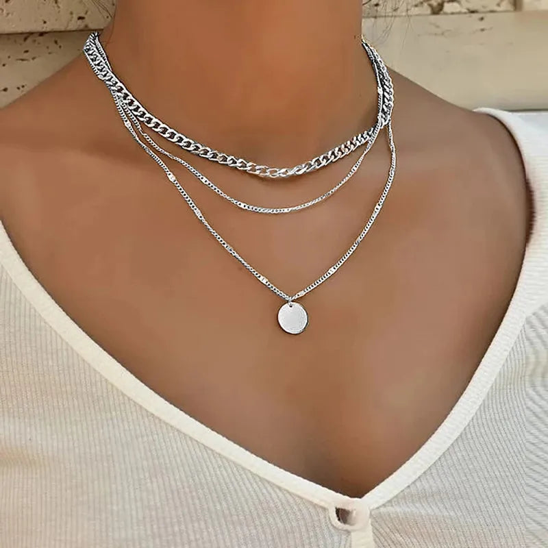 Minimalist Pearl & Stick Pendant Necklace