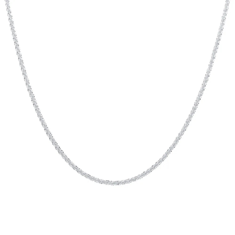 Silver Sparkle Clavicle Necklace