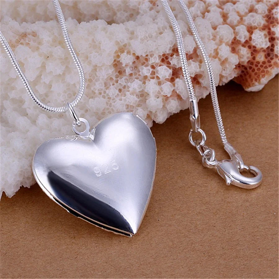 925 Silver Photo Frame Necklace