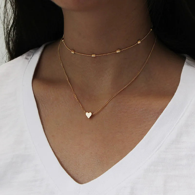 Minimalist Pearl & Stick Pendant Necklace