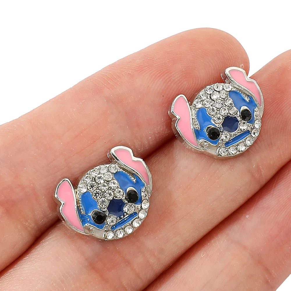 Stitch Flower Stud Earrings