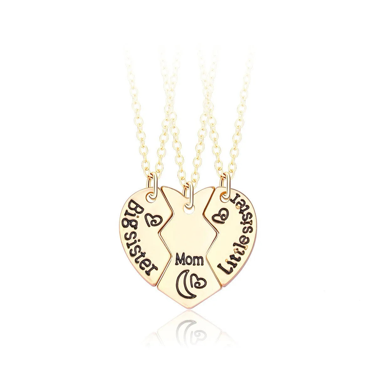 Sun Moon Star Necklace (3Pcs Set)