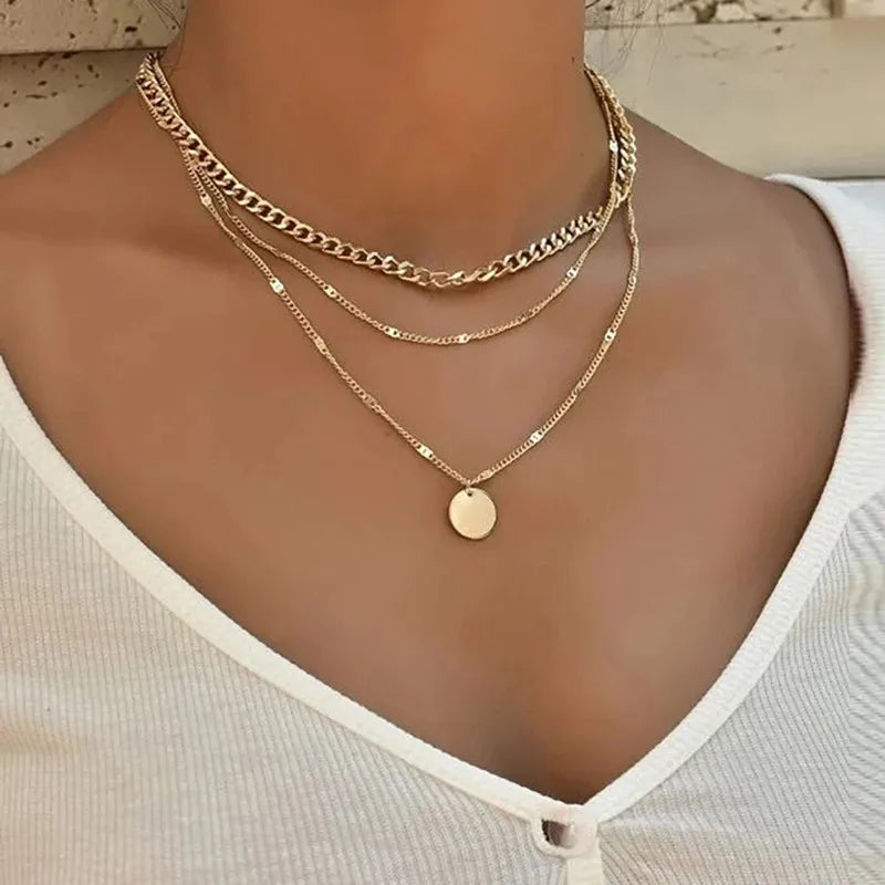 Minimalist Pearl & Stick Pendant Necklace