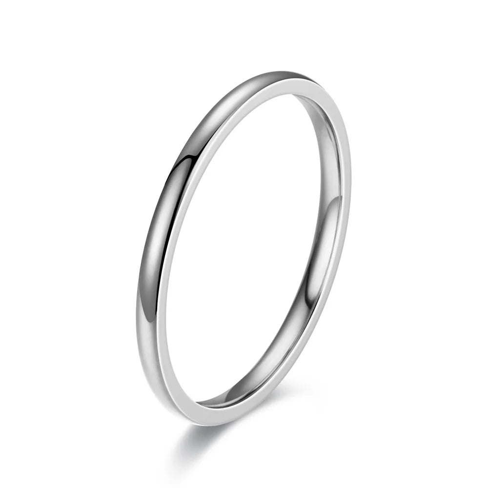 2mm Stainless Steel Thin Ring