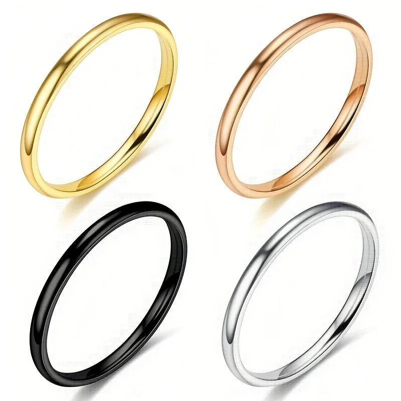 2mm Stainless Steel Thin Ring